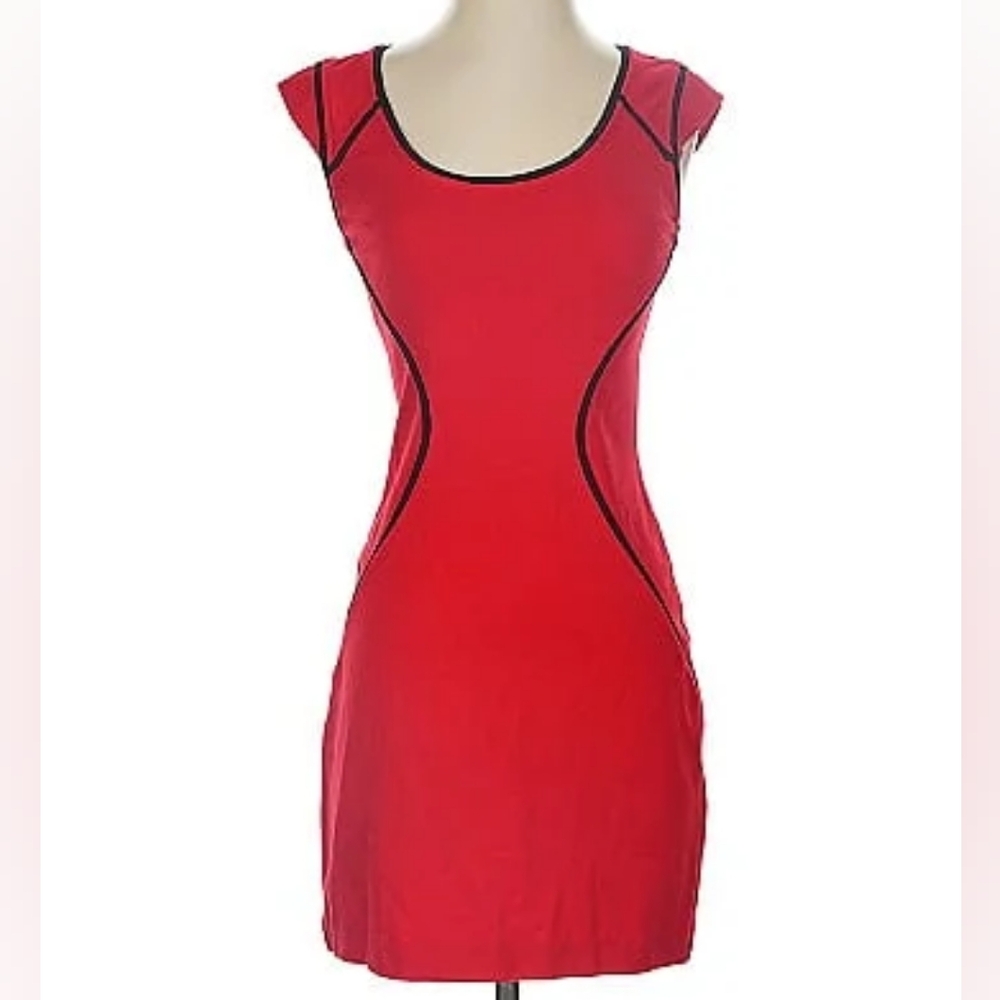 〰️Express〰️ Bodycon Zipper Dress With Accent Piping 10